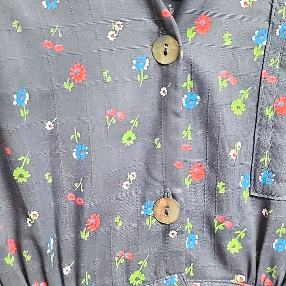 NWOT Christy Dawn Lottie dress in Blue Calico floral print. - Picture 4 of 4